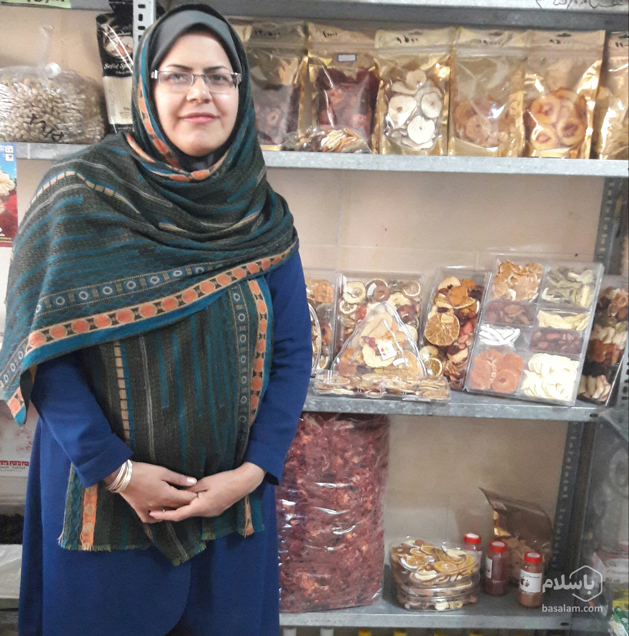 بانوی کارآفرین-خانمی که با محصول خشک پولدار شد-مجله باسلام