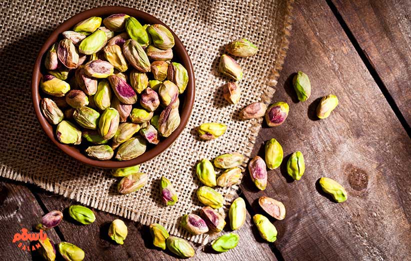 خواص پسته برای جلوگیری از پیری زودرس