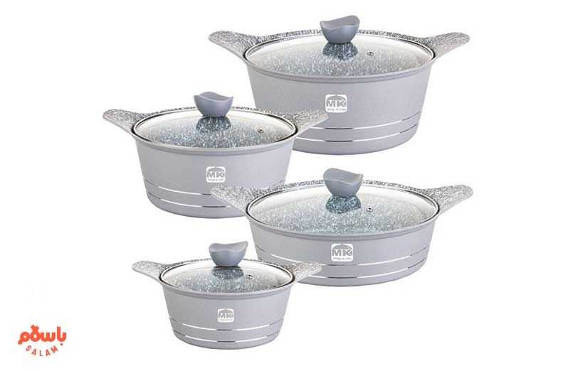 سرویس قابلمه 8 پارچه گرانیتی mk