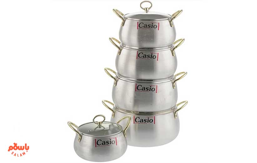سرویس قابلمه 10 پارچه آلومینیوم کاسیو