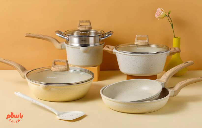 ۵. قابلمه گرانیتی؛ نچسب اما سنگین