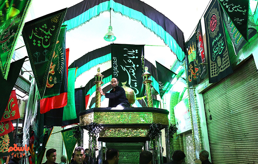عزاداری بازار کاشان