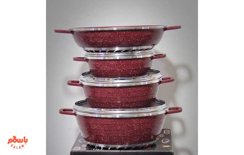 سرویس قابلمه چدن گرانیت مارک بوش