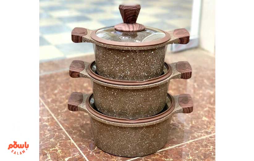 سرویس قابلمه 6پارچه گرانیتی زیو مدل  Z-8170-30