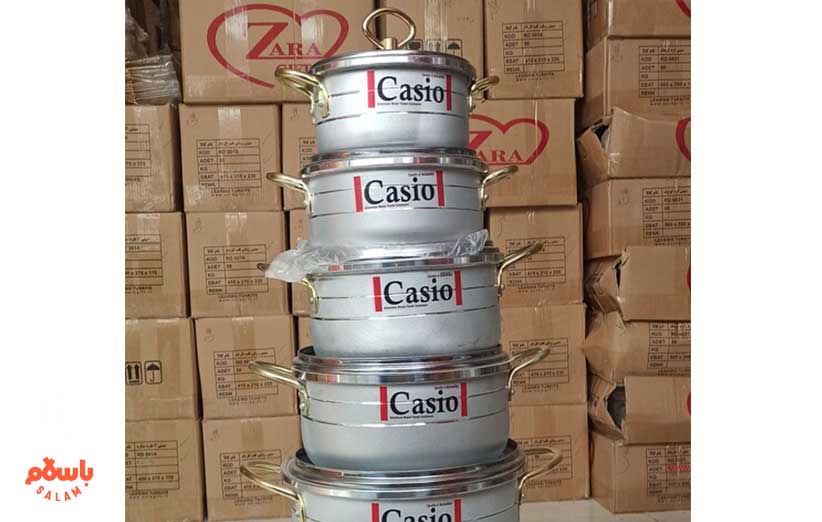 سرویس قابلمه استیل casio