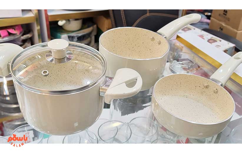 سرویس قابلمه 4 پارچه عروس مدل نلیا