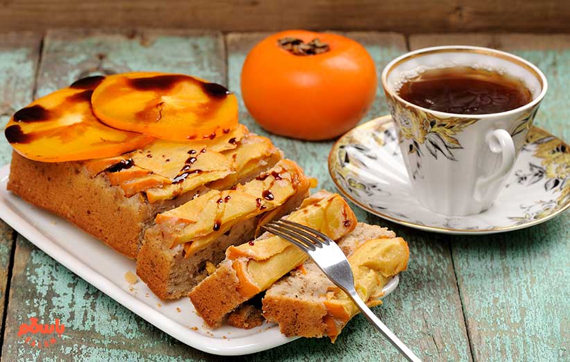 روش های تزیین کیک خرمالو