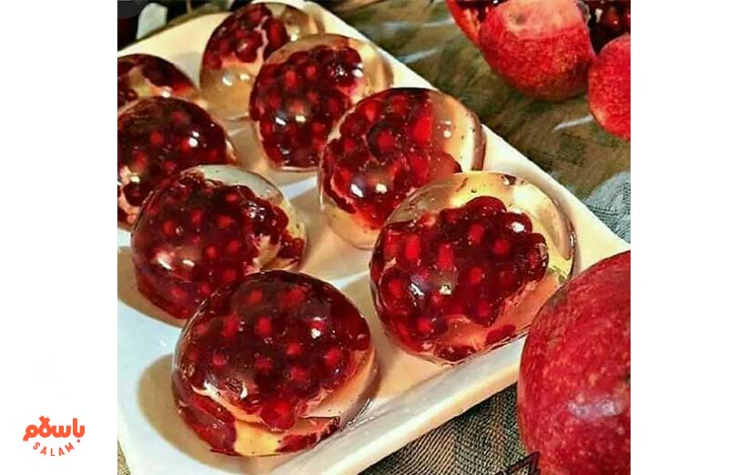 ایده تزیین و مدل های مختلف ژله انار برای شب یلدا