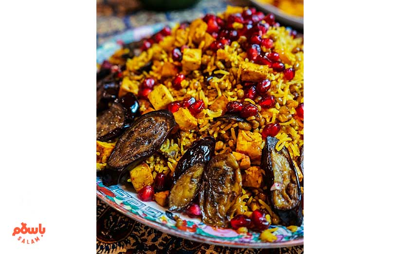 طرز تهیه انواع انار پلو شیرازی با گوشت