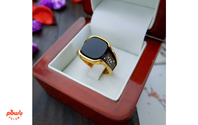 انگشتر مردانه استیل