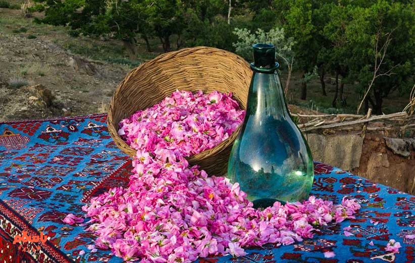 طرز تهیه گلاب دو آتیشه