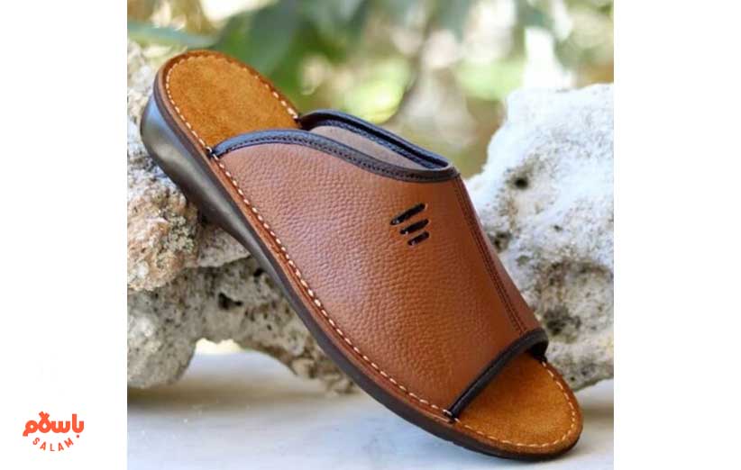 صندل چرم طبیعی مردانه