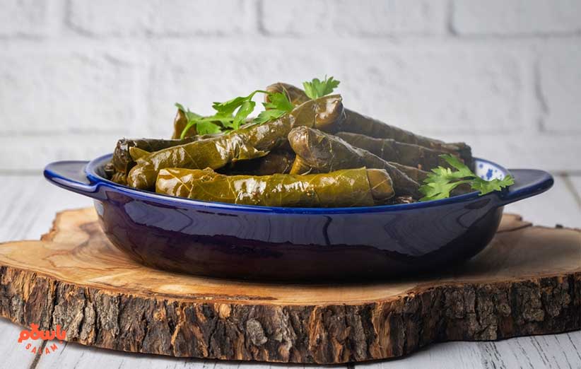 طرز تهیه دلمه برگ مو بروجردی