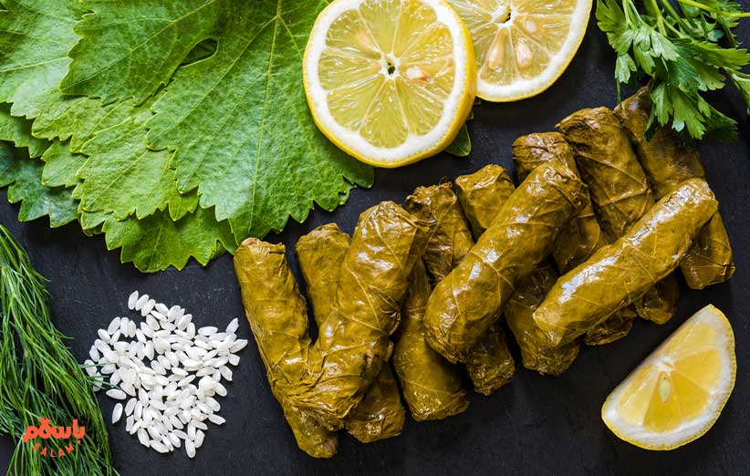دستور پخت دلمه برگ مو ایرانی اصیل و خوش طعم