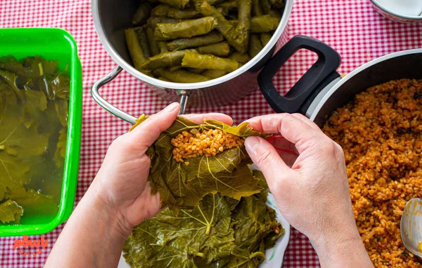 دستور تهیه برگ مو