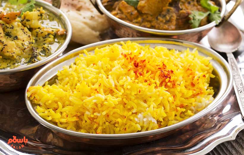 مدت زمان دم کشیدن برنج کته ساده