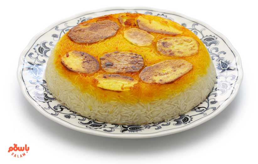 طرز تهیه برنج کته ساده با ته دیگ