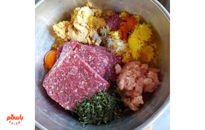 طرز تهیه و دستور پخت کوفته تبریزی با گوشت و مرغ