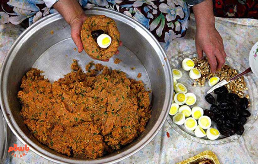 طرز تهیه و دستور پخت کوفته تبریزی با گوشت و مرغ
