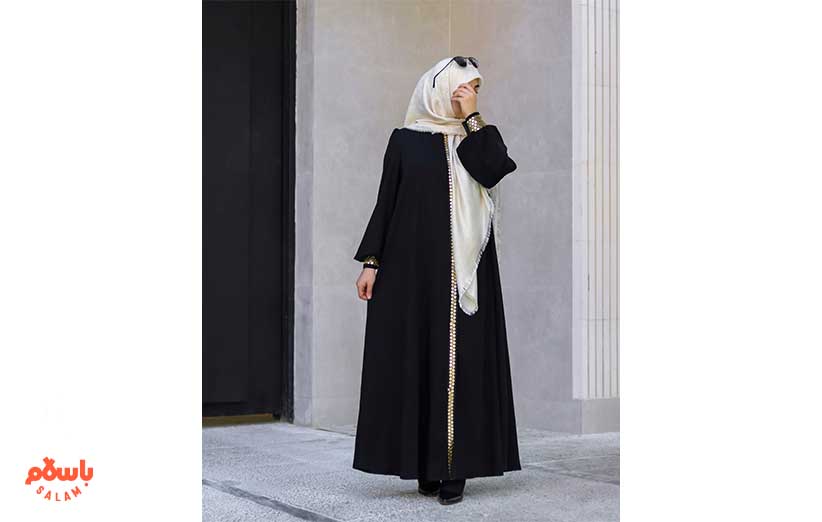 پارچه کرپ حریر برای مانتو عبایی