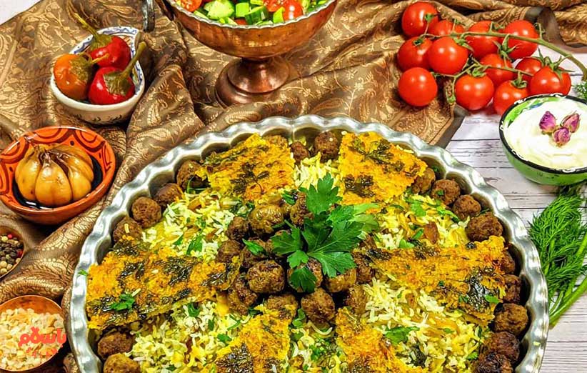 طرز تهیه کلم پلو تهرانی