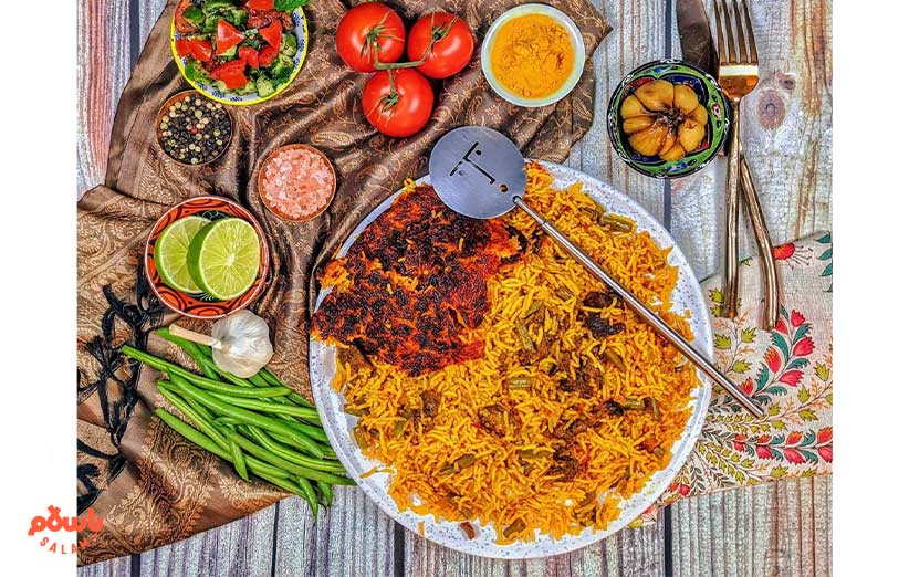 مواد لازم لوبیا پلو نذری