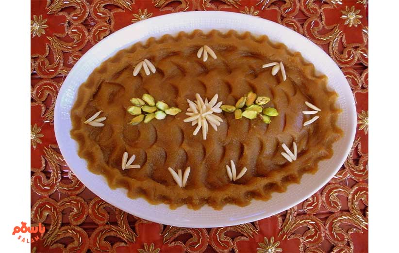 مواد لازم حلوا خرما مجلسی