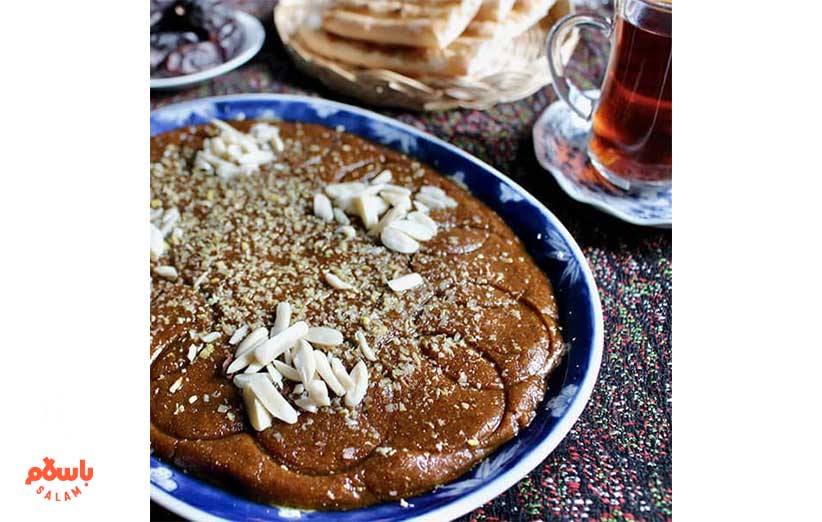 طرز تهیه حلوا خرما ساده خانگی