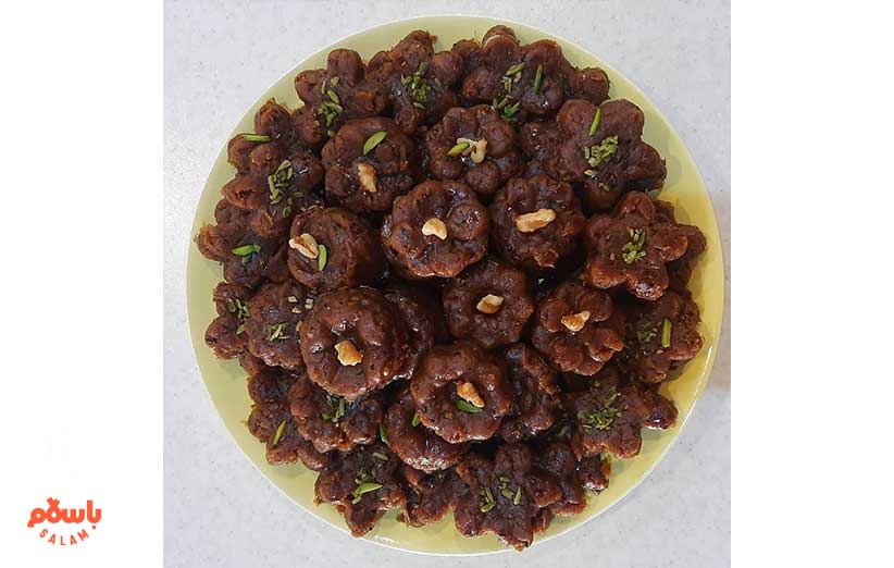 مواد لازم حلوا خرما قالبی