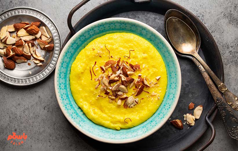 طرز تهیه شیر برنج زعفرانی