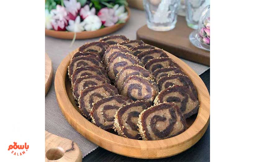 طرز تهیه رولت خرما و بیسکویت پتی بور