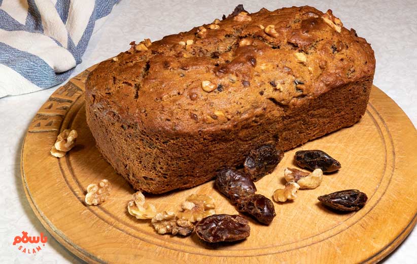 طرز تهیه کیک خرما و گردو