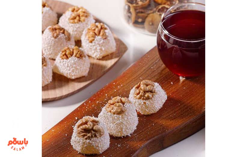 مراحل تهیه باسلوق گردویی ساده