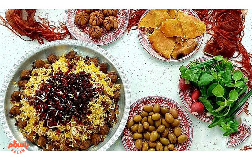 طرز تهیه گردو پلو با گوشت