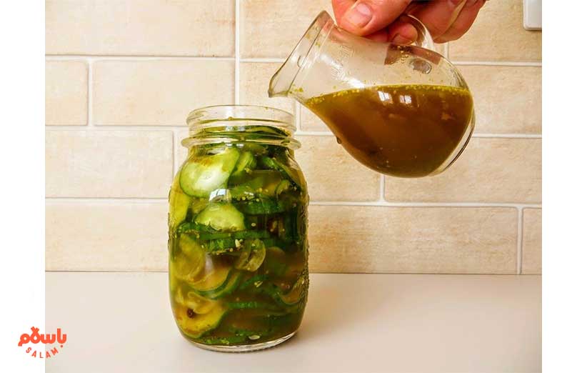 مراحل تهیه خیارشور آمریکایی