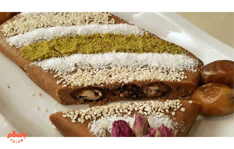 مواد لازم رنگینک خرما ساده خانگی
