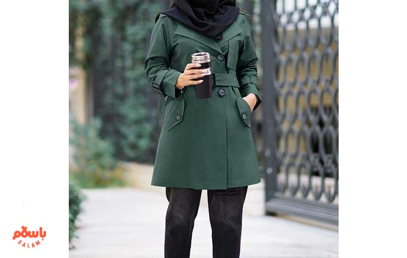 بارانی کتان زنانه
