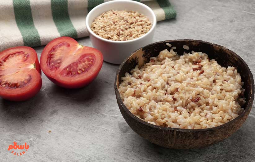 طرز تهیه برنج قهوه ای آبکش رژیمی