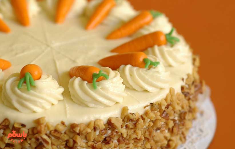 طرز تهیه کیک هویج و گردو ساده و دارچینی + کاپ کیک