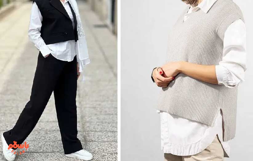 استایل پاییزی با پیراهن