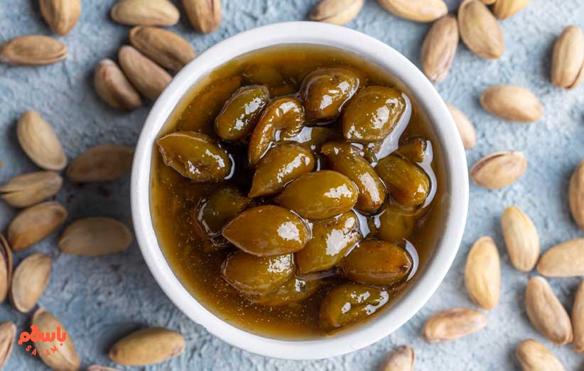 طرز تهیه مربا پوست پسته مجلسی