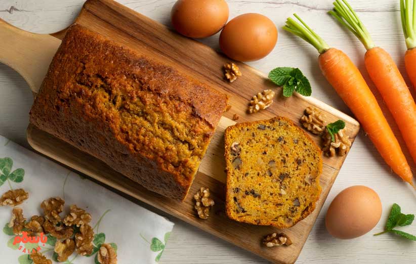 طرز تهیه کیک هویج و گردو و دارچینی