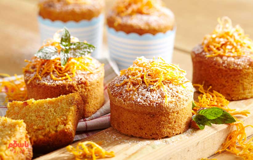 طرز تهیه کیک هویج و گردو بدون فر
