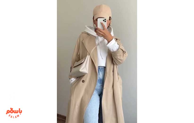 استایل بارانی زنانه