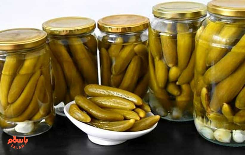 طرز تهیه خیارشور سرکه ای خانگی