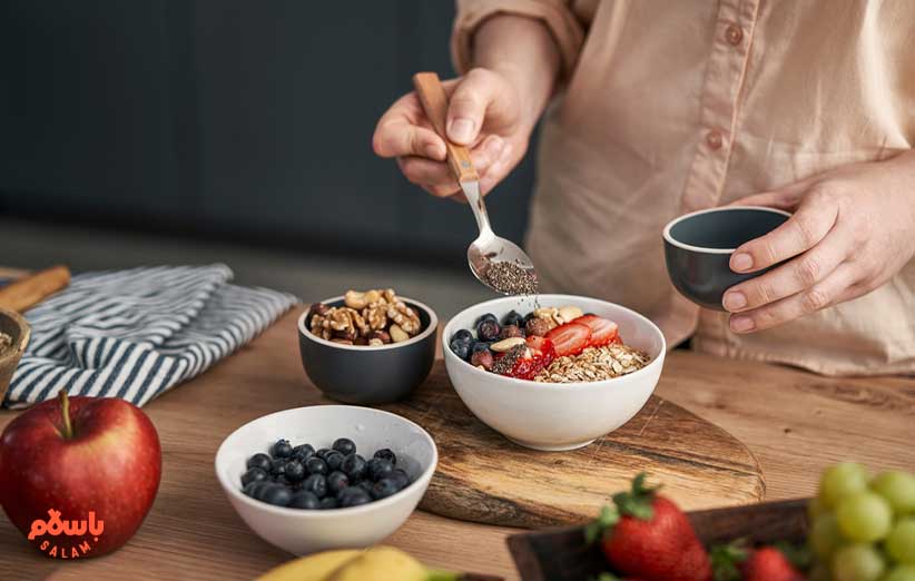 دانه چیا و کاهش سرعت پیری