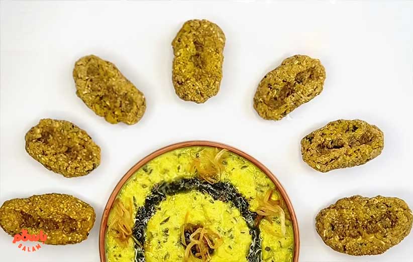 مراحل تهیه آش ترخینه لرستان