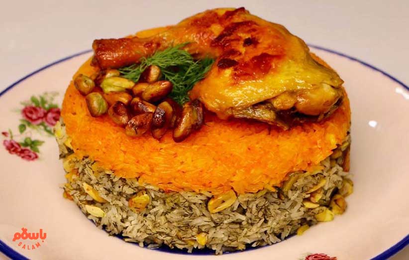 طرز تهیه پسته پلو ساده و مجلسی کرمانی، به روش رستورانی