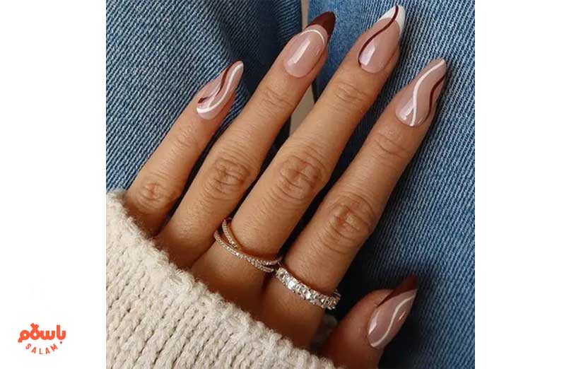 طراحی ناخن پاییزی زنانه