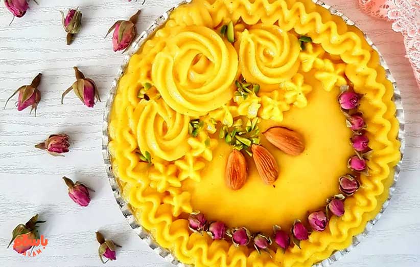 طرز تهیه حلوا مجلسی زعفرانی و قالبی